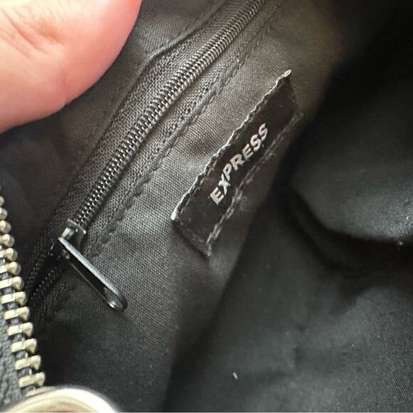 Vintage Y2K Express Black Handbag - Picture 9 of 10